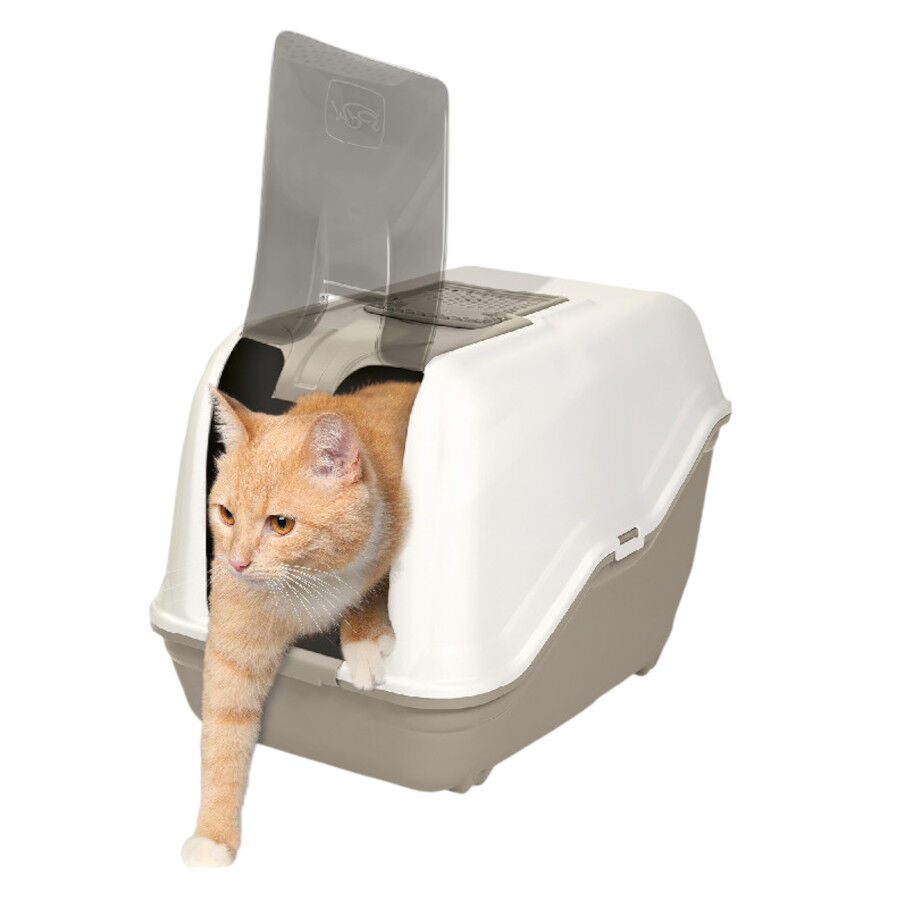 Nice Care Arenero Cerrado Netta Close Beige para gatos, , large Imagen numero 1