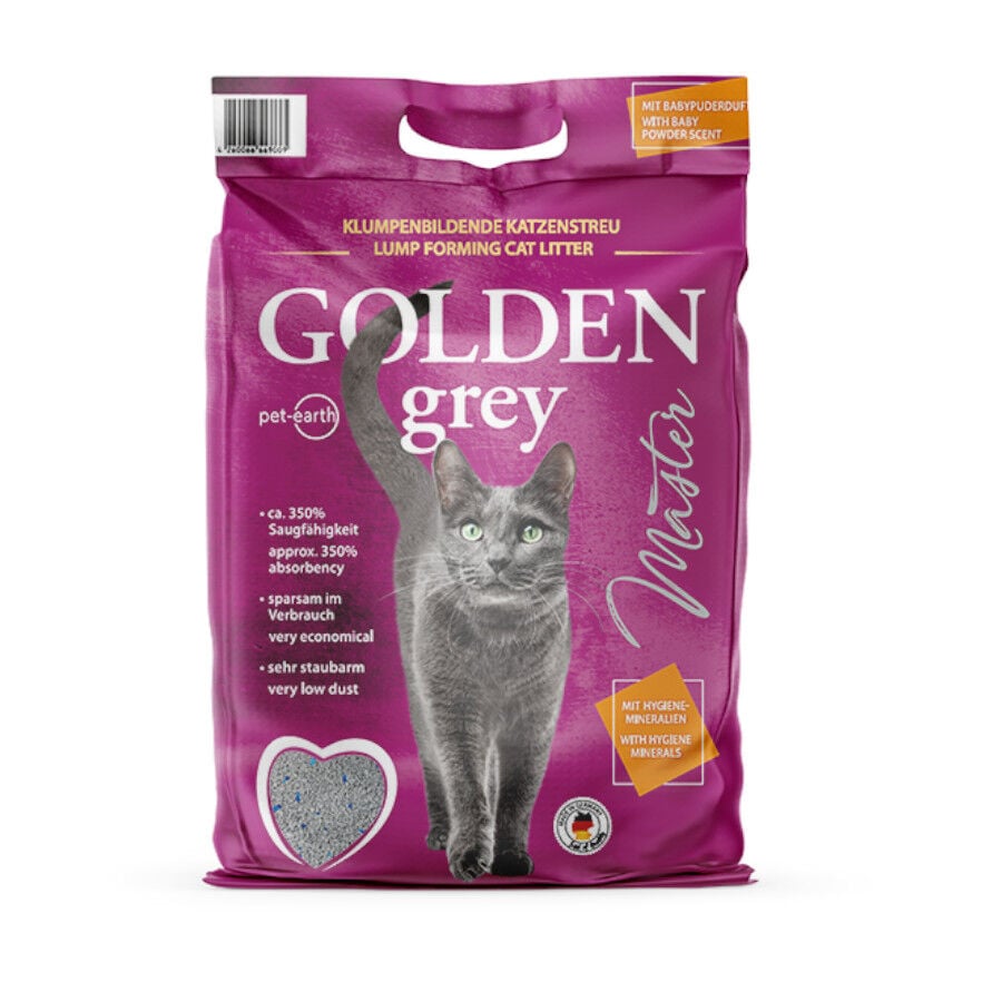 7 kg Golden Grey Master Arena Aglomerante para gatos, , large indicador imagen numero 1