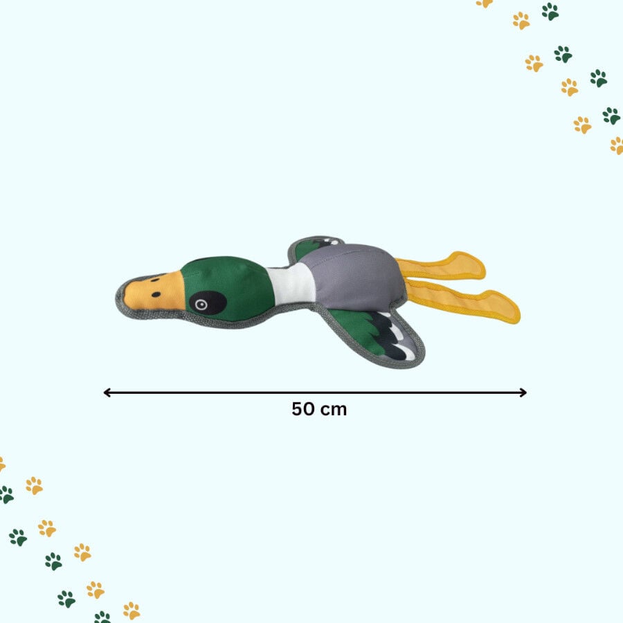 LOVE THE EARTH Peluche Resistente Pato con Sonido para perros, , large indicador imagen numero 3