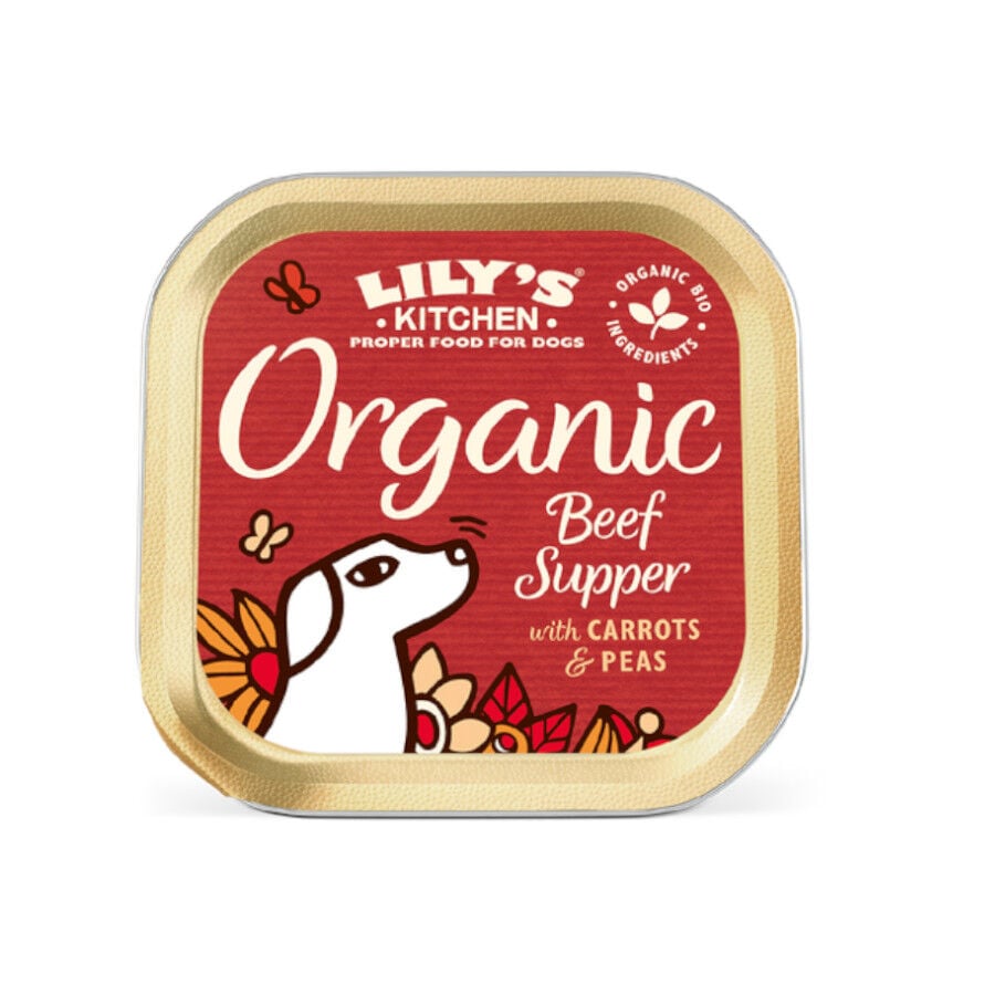 150 g Lily's Kitchen Organic Ternera Tarrina para perros, , large Imagen numero 1