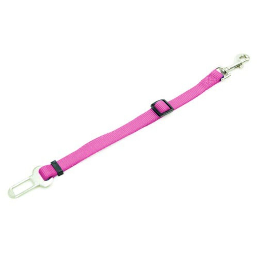 TK-Pet Adaptador de Cintur&oacute;n fucsia para mascotas