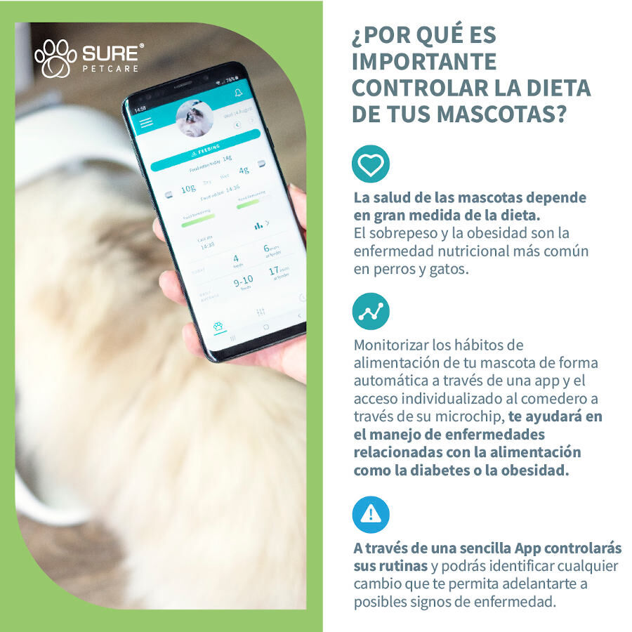 Sure Petcare Surefeed Comedero Autom&aacute;tico con Microchip Connect para perros y gatos, , large indicador imagen numero 3