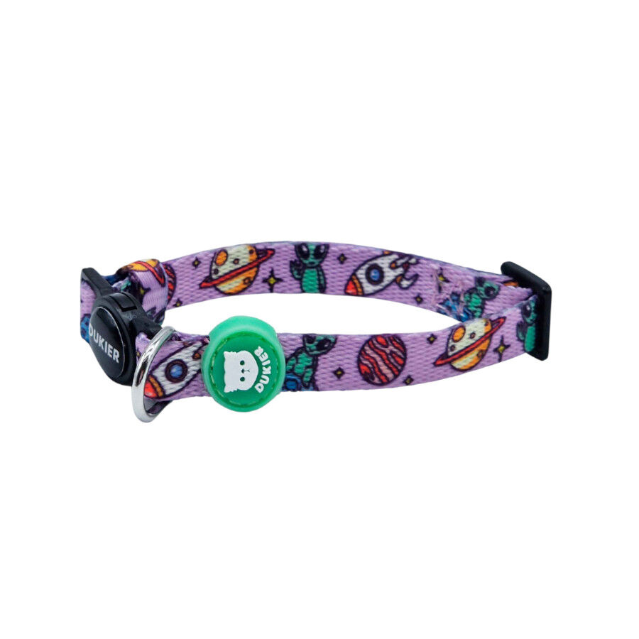 Dukier Collar Estampado Alien para gatos, , large Imagen numero 1