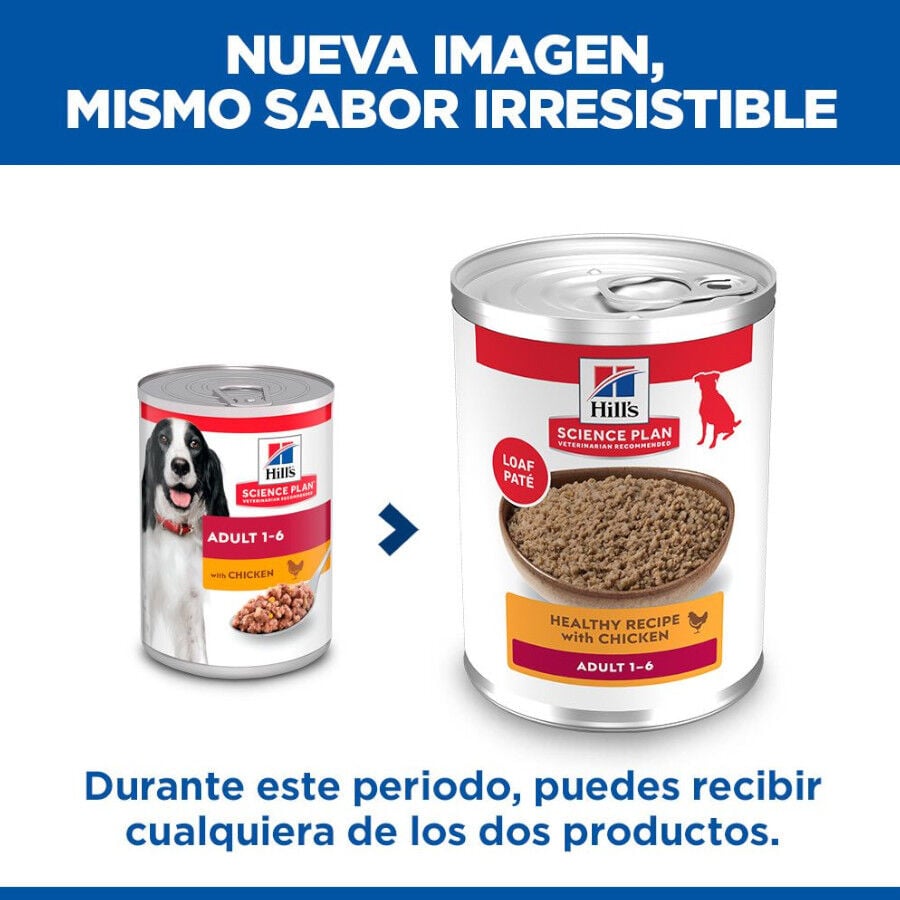 370 g Hill's Science Plan Adult pollo lata para perros, , large indicador imagen numero 3