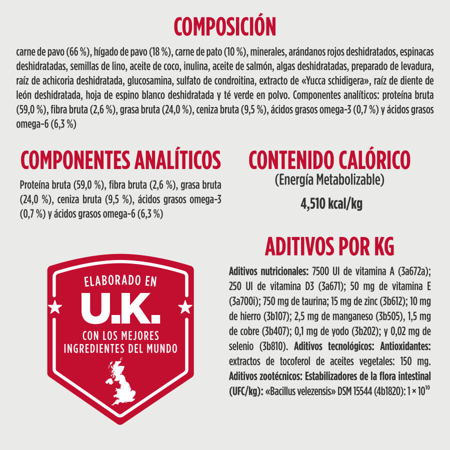 150 g Nulo Freeze Dried Raw Pienso Pavo y Pato para gatos, , large indicador imagen numero 2