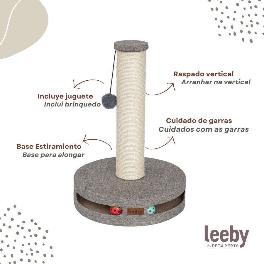Leeby Gonzalo rascador con juguete y bola para gatos, , large indicador imagen numero 3
