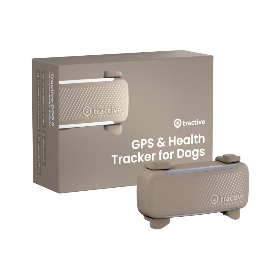 Tractive GPS Dog 6 Marr&oacute;n Rastreador para perros, , large Imagen numero 1