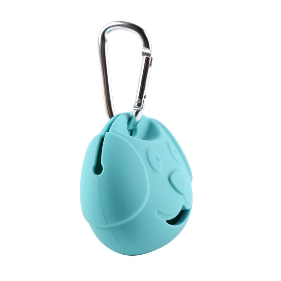 Gotoo Porta bolsas silicona azul para perros, , large indicador imagen numero 4