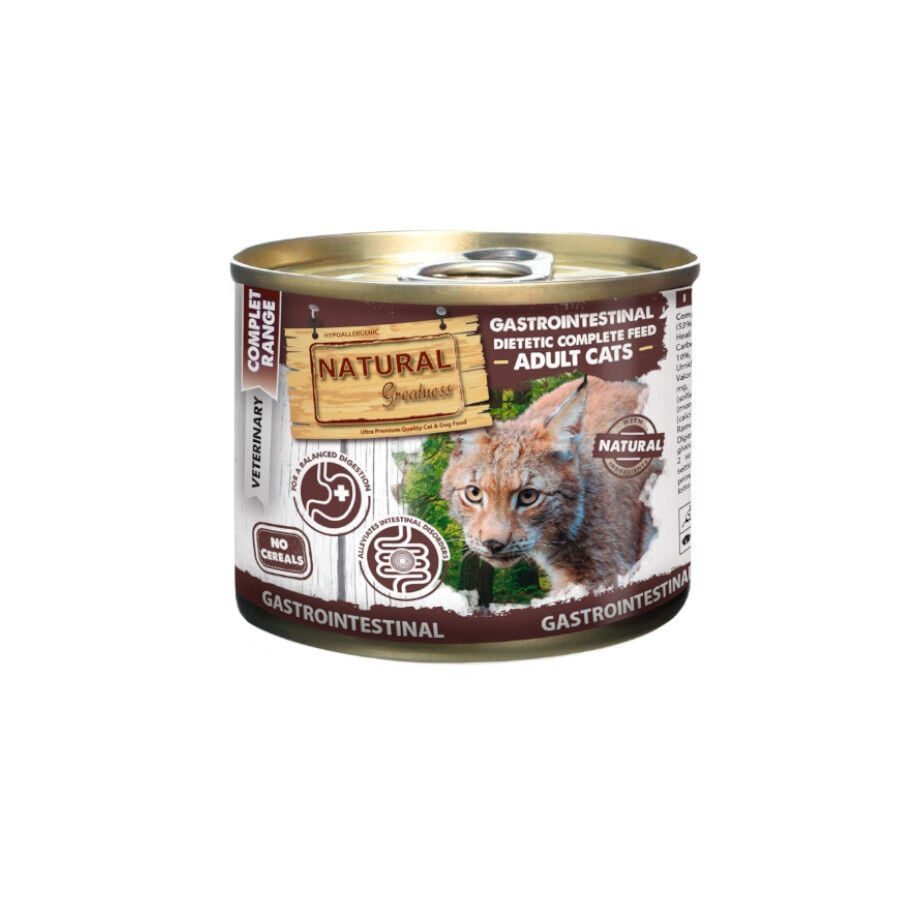 Natural Greatness Gastrointestinal Pavo Comida H&uacute;meda para gatos