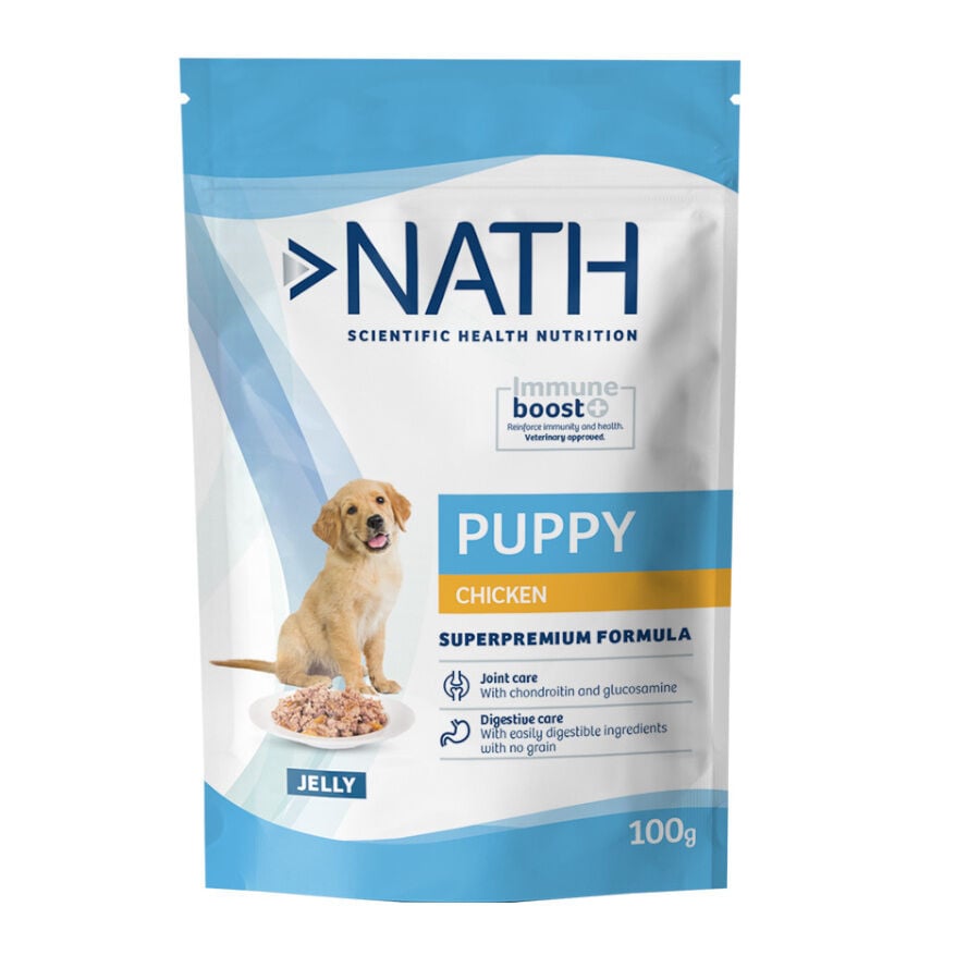 Nath Puppy Pollo en Gelatina sobre para perros
