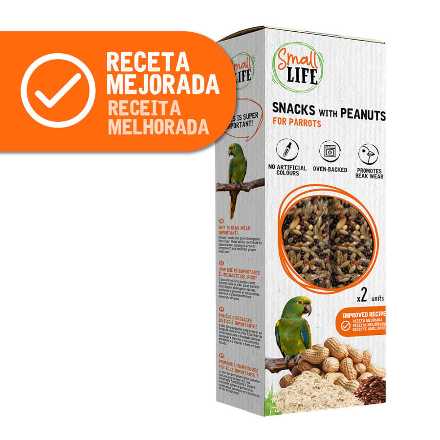 2 barritas Small Life Barritas Snack con cacahuetes para loros, , large indicador imagen numero 2