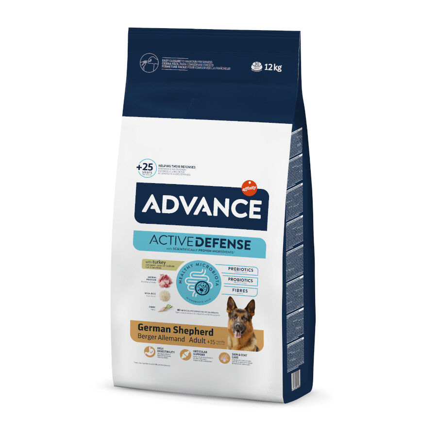 12 kg Advance Active Defense Pastor Alem&aacute;n Adult pienso para perros, , large indicador imagen numero 1