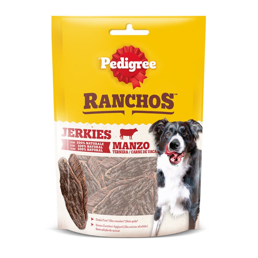 70 g Pedigree Ranchos Tiras Pollo Snacks para perros, , large indicador imagen numero 1