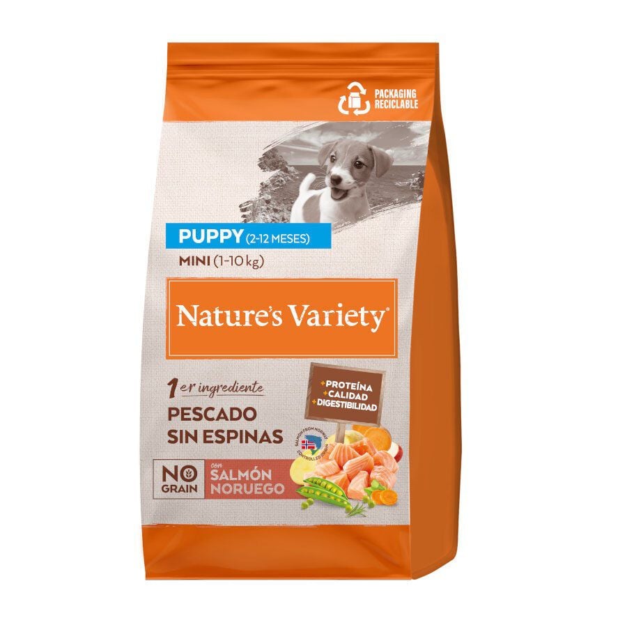 Nature's Variety No Grain Puppy Mini Salm&oacute;n Noruego pienso para perros