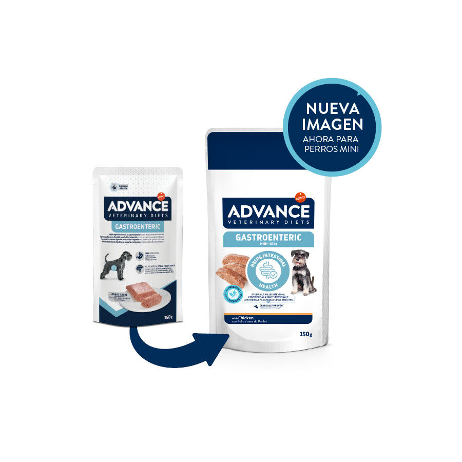 150 g Advance Gastroenteric Pollo sobre para perros, , large Imagen numero 2