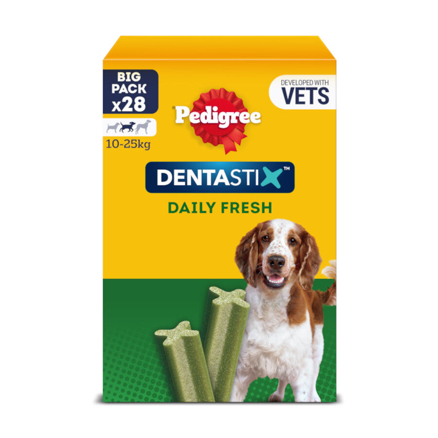 28 barritas Pedigree Dentastix Fresh Snacks Dentales para Perros Medianos, , large indicador imagen numero 1