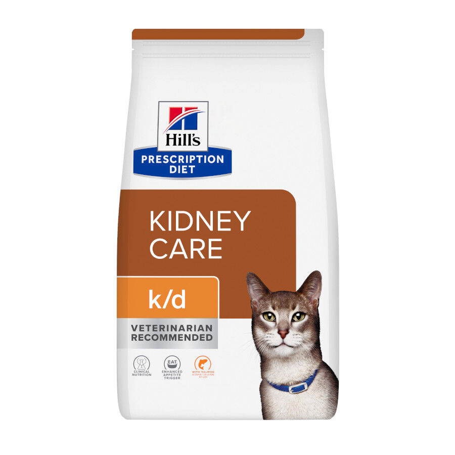 3 kg Hill's Prescription Diet kidney Care k/d salm&oacute;n pienso para gato, , large indicador imagen numero 1
