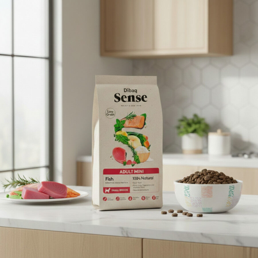 2 kg Dibaq Sense Low Grain Ault Mini Pescado Pienso para perros, , large indicador imagen numero 3