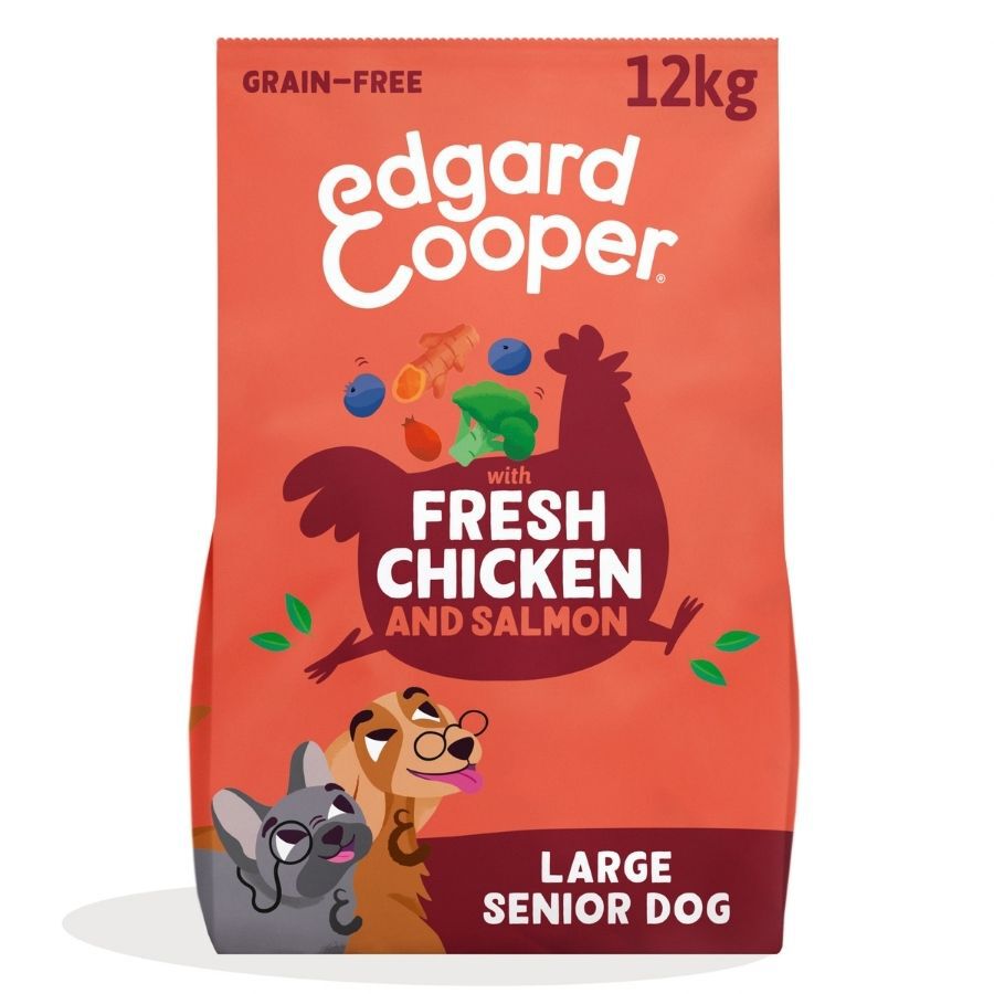 Edgard & Cooper Senior Salm&oacute;n Noruego y Pollo pienso para perros grandes