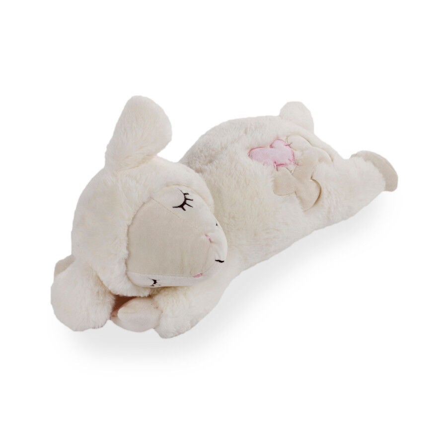 Tootoy! Puppy Ovejita Heart Beat peluche con sonido para perros, , large indicador imagen numero 2