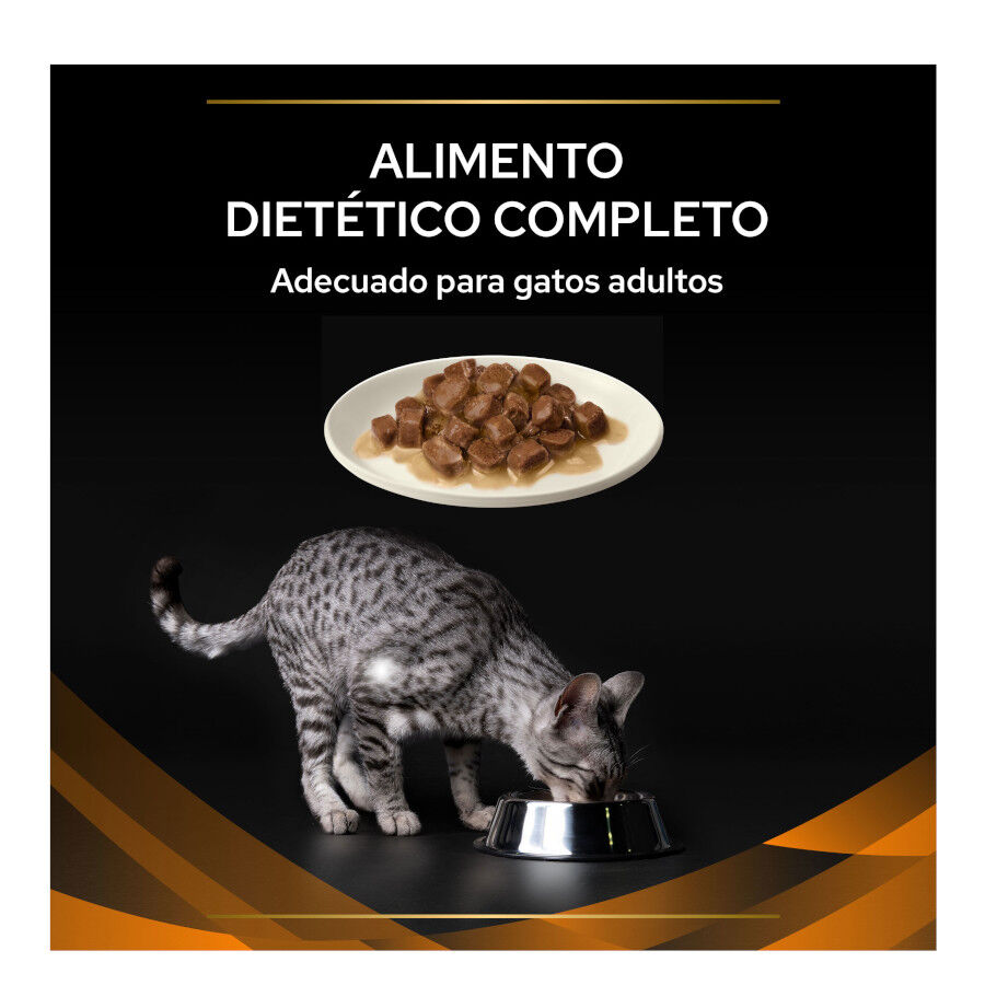 10 uds. x 85 g Pro Plan Veterinary Diets Obesity Pollo sobre para gatos, , large indicador imagen numero 4