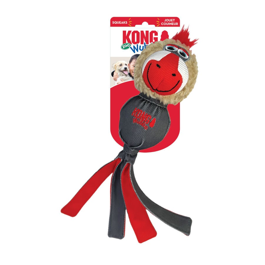 Kong Wubba Zoo Mandril de peluche para perros, , large indicador imagen numero 2