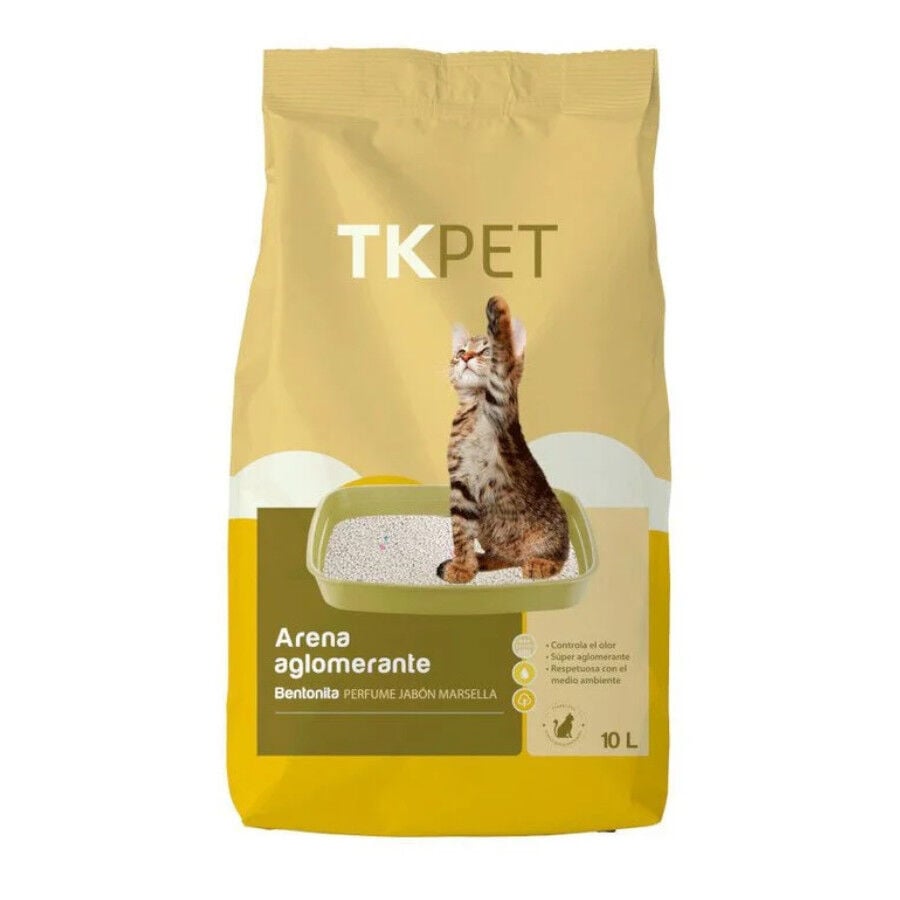 10 L TK-Pet Arena Aglomerante Bentonita y Marsella para gatos, , large indicador imagen numero 1