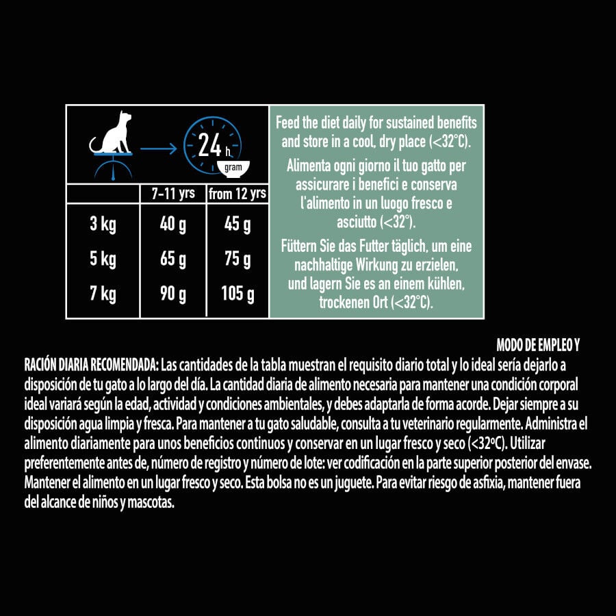 1.4 kg Pro Plan LiveClear Sterilised Pavo pienso para gatos seniors, , large indicador imagen numero 4