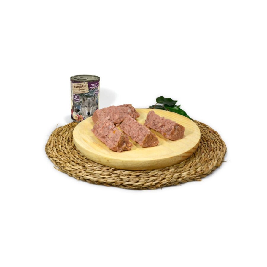 400 g Natural Greatness Conejo y Pato Lata para perros, , large indicador imagen numero 2