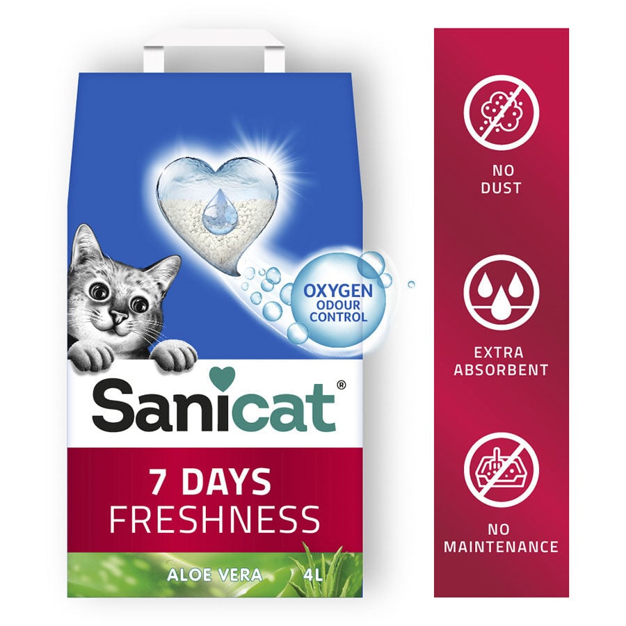 Sanicat Aloe Vera 7 Days arena para gatos indicador imagen numero 5
