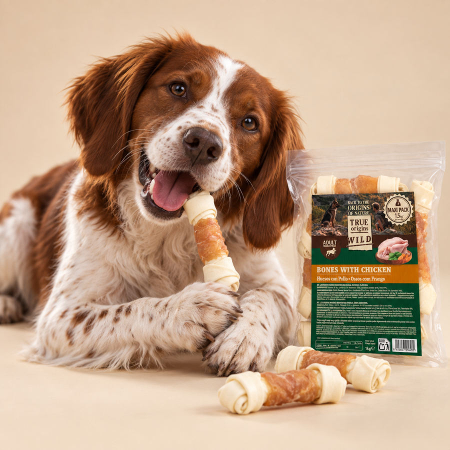 1.5 kg True Origins Wild Huesos con Pollo Snack para perros, , large Imagen numero 7