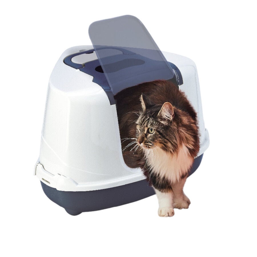 Nice Care Arenero Flip Corner Azul para Gatos, , large indicador imagen numero 1