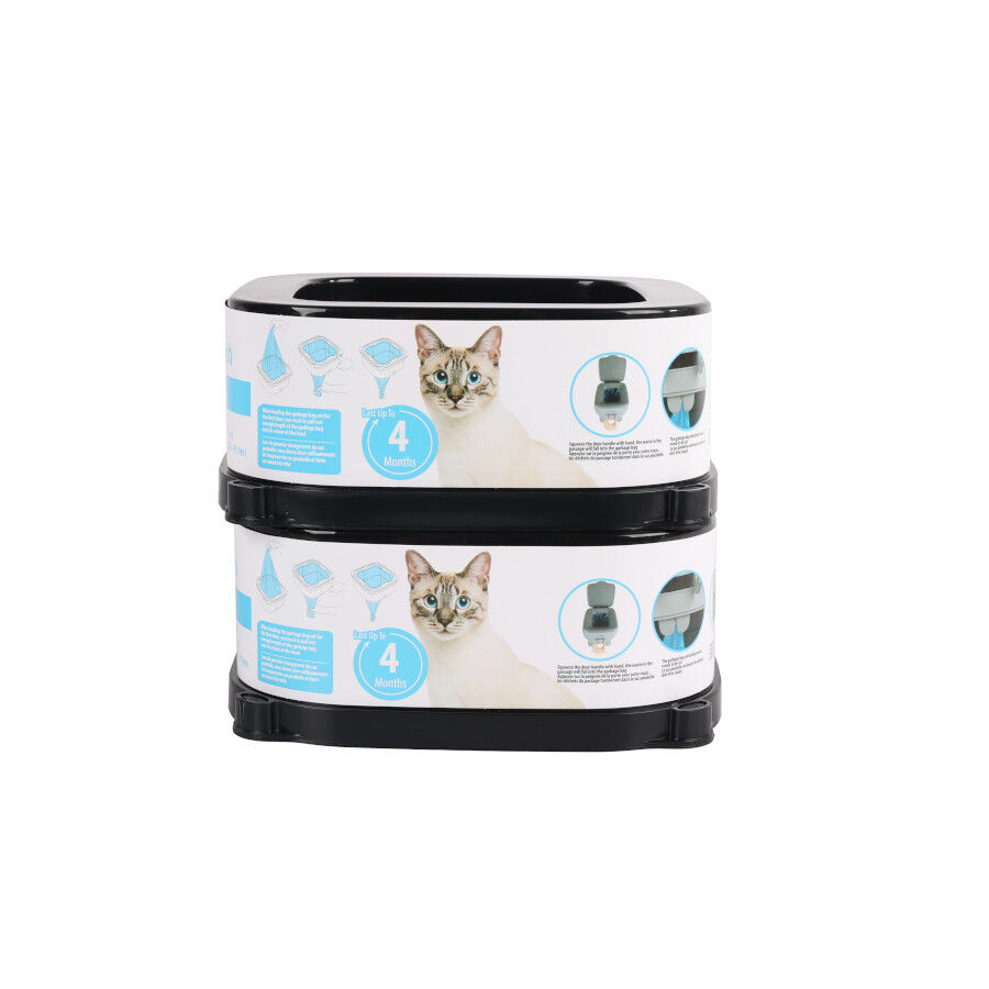 All For Paws Go Fresh Jumbo Repuesto Bolsas Negras para gatos, , large indicador imagen numero 2