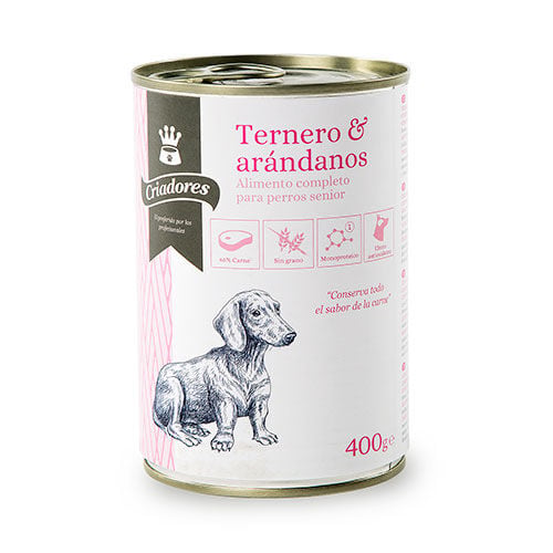 Criadores Senior ternera-ar&aacute;ndanos h&uacute;meda perros Imagen numero 1