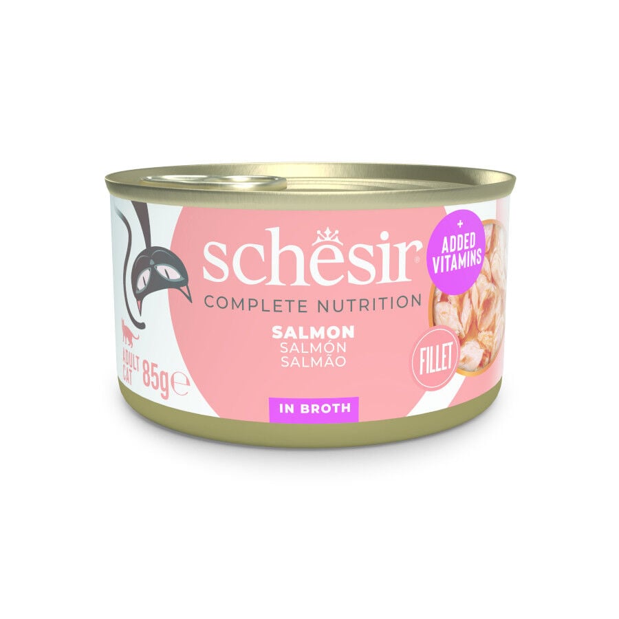 Schesir Adult salm&oacute;n lata para gatos