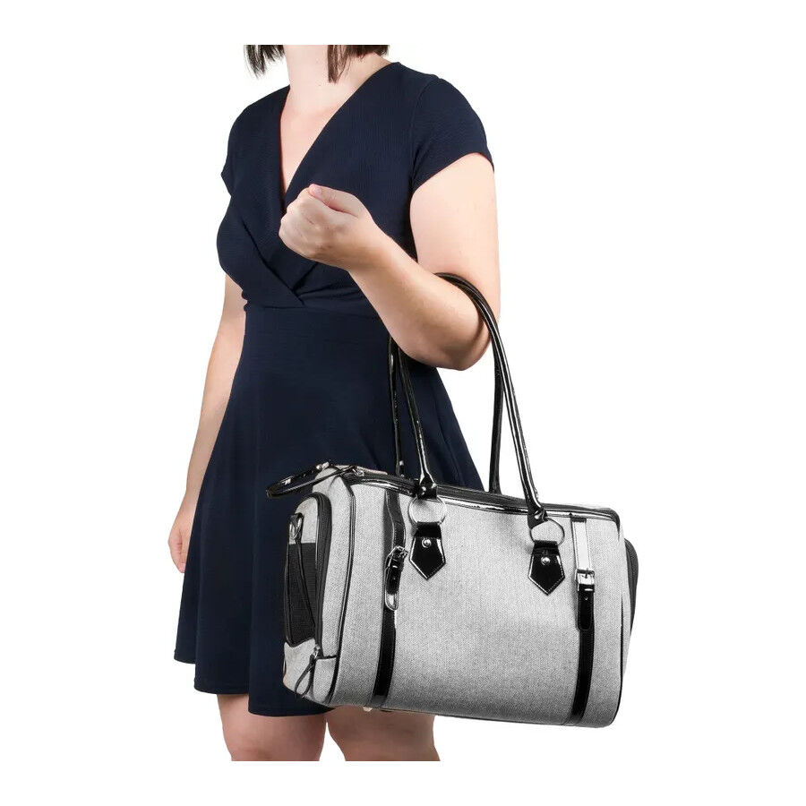 Flamingo Tatjana Bolsa Transport&iacute;n Gris para perros, , large indicador imagen numero 3