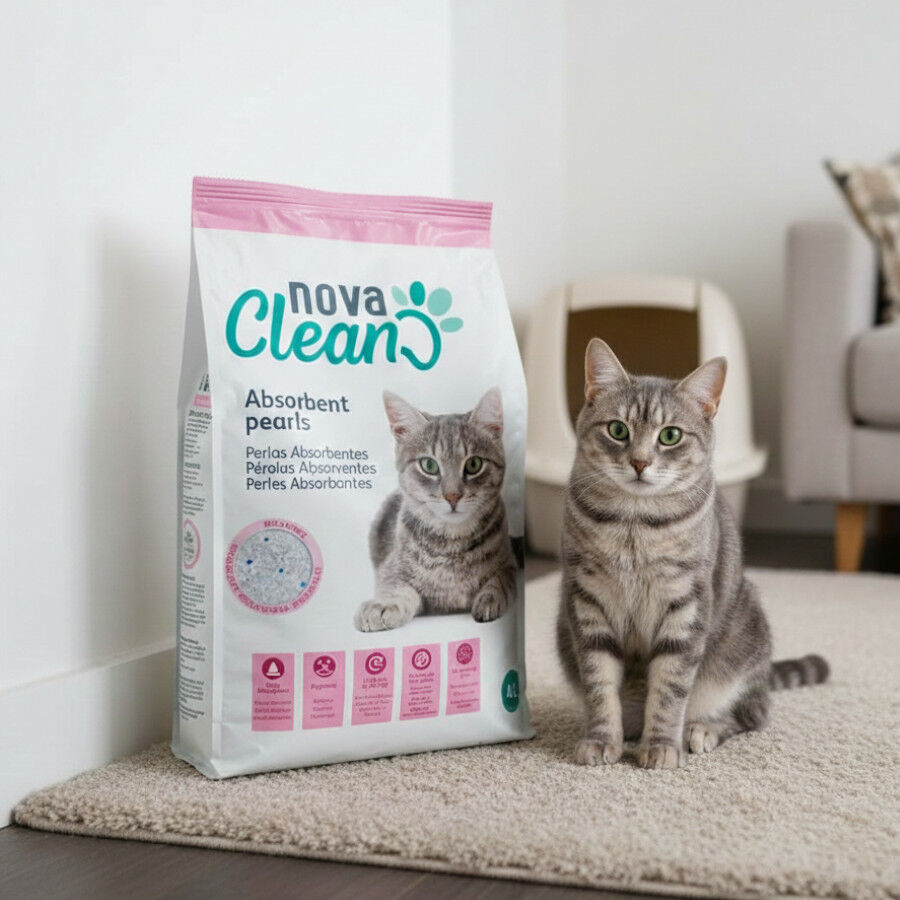 4 L Nova Clean Perlas Absorbentes para gatos, , large Imagen numero 2