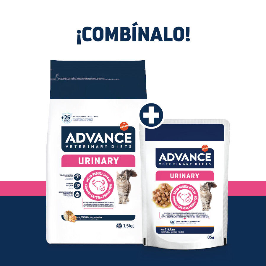 85 g Advance Veterinary Diets Urinary sobre para gatos, , large Imagen numero 2