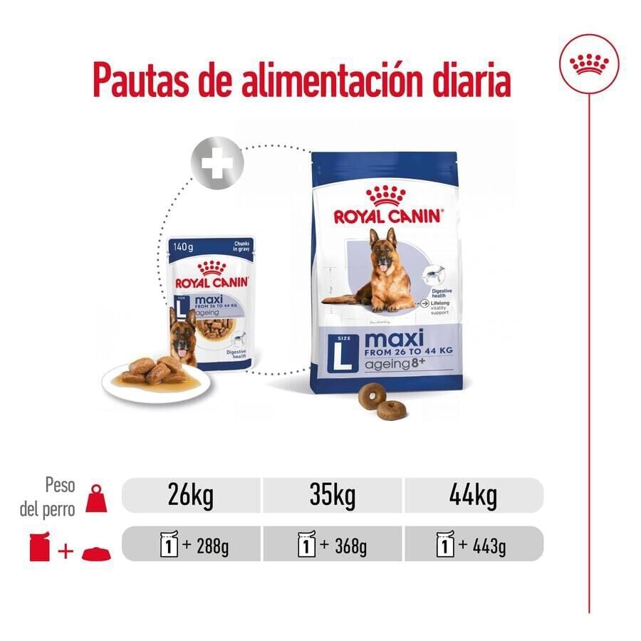 140 g Royal Canin Maxi Ageing sobre en salsa para perros&nbsp;senior, , large indicador imagen numero 7