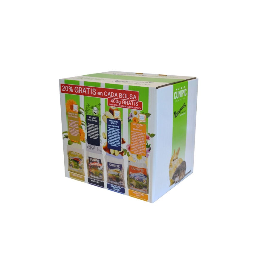 Cunipic Naturaliss Heno para roedores &ndash; Multipack 4