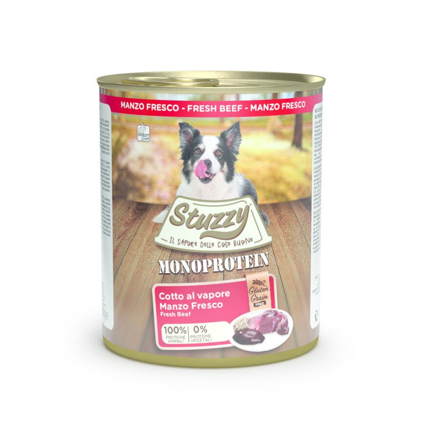 800 g Stuzzy Monoprotein Buey lata para perros, , large Imagen numero 1