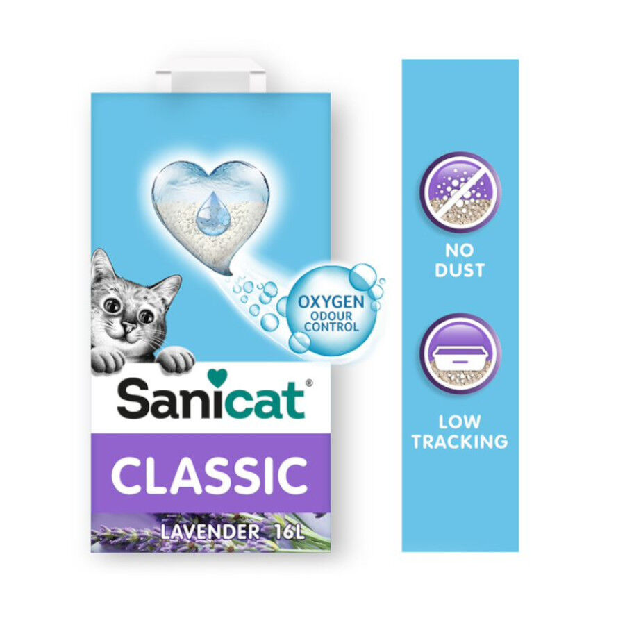 10 L Sanicat Classic Arena Absorbente Lavanda, , large Imagen numero 3