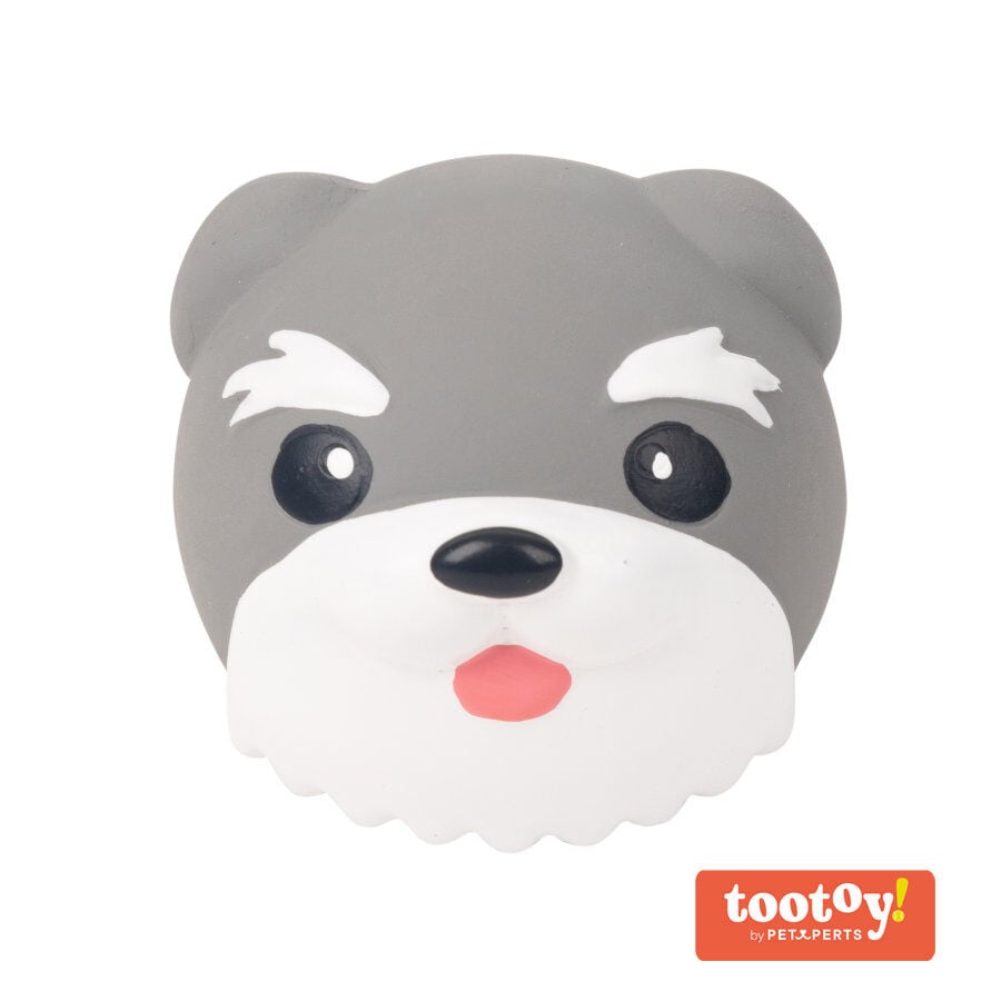 Tootoy! Chew Snauzer mordedor de l&aacute;tex con sonido para perros, , large indicador imagen numero 1