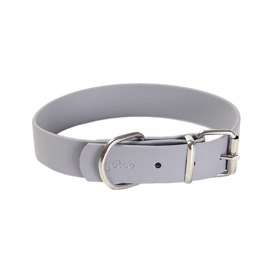 Gotoo Collar Biothane gris para perros, , large Imagen numero 3