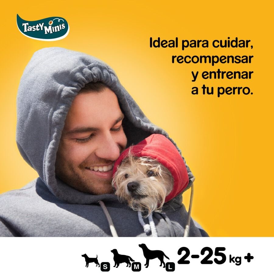 140 g Pedigree Tasty Mini Snacks Sabor Queso y Buey para Perros, , large Imagen numero 7