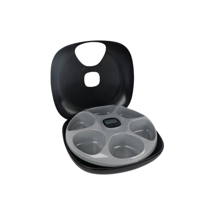All For Paws Lifestyle Comedero Autom&aacute;tico Negro para perros y gatos, , large indicador imagen numero 3