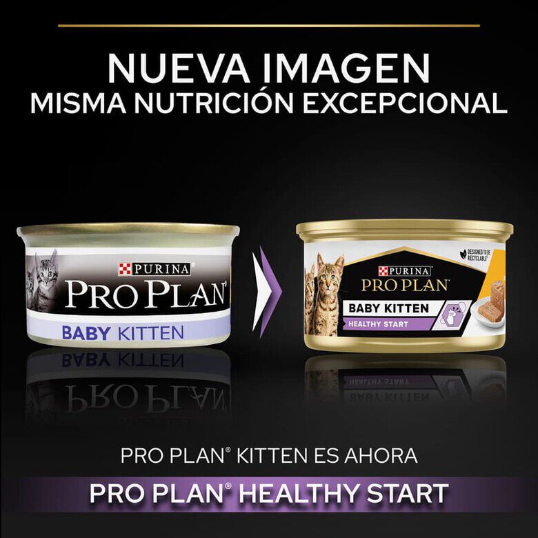 85 g Pro Plan Mousse Baby Kitten Pollo Lata para gatos&nbsp;, , large indicador imagen numero 2