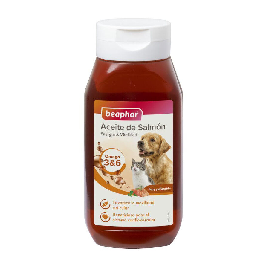 425 ml Beaphar Aceite de Salm&oacute;n para perros y gatos, , large indicador imagen numero 1