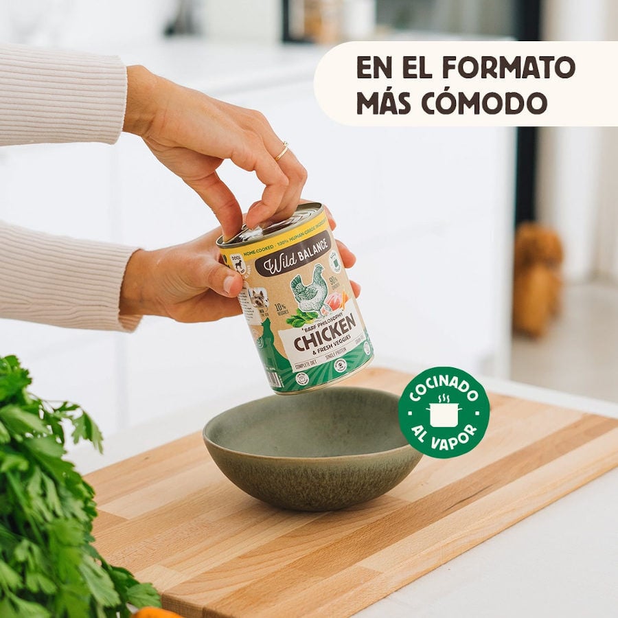 400 g Wild Balance BARF Pollo y Vegetales lata para perros, , large Imagen numero 3