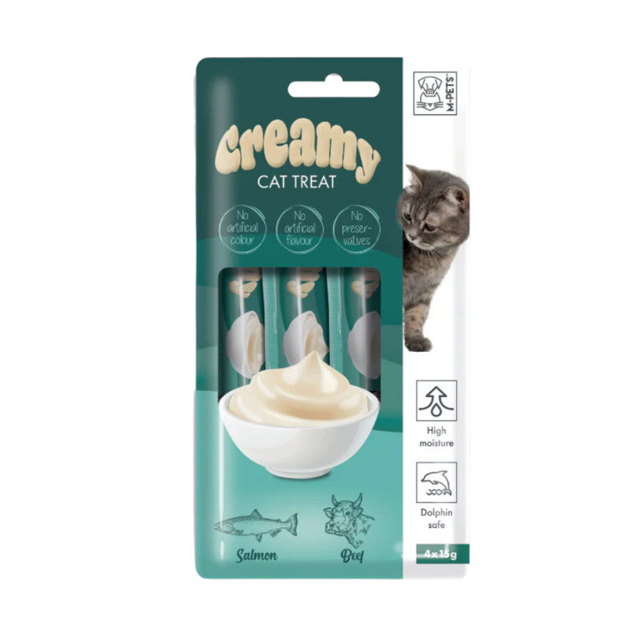 M-Pets Creamy Salm&oacute;n y Ternera snack para gatos